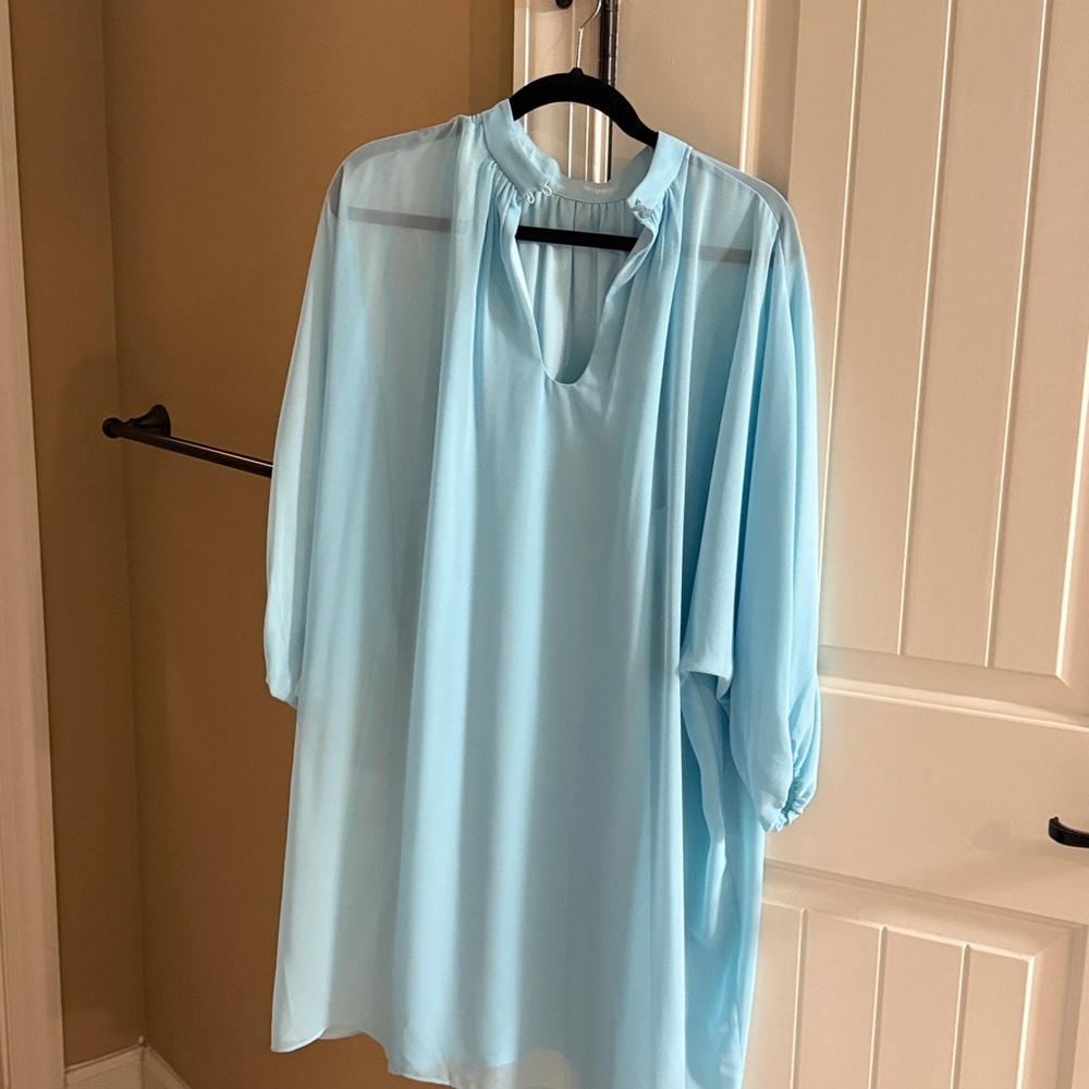 Trina Turk Light Blue mini dress - Picture 4 of 7
